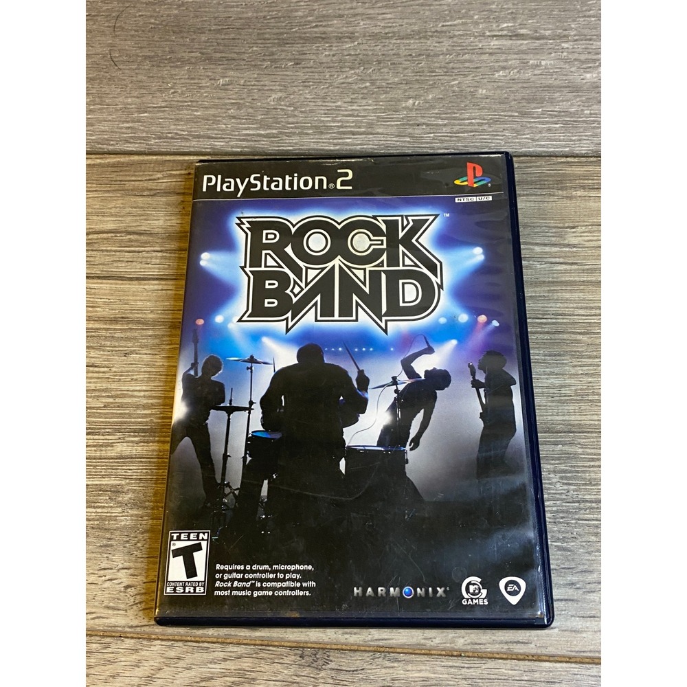 Rock Band Sony PlayStation 2 PS2 Music Rhythm Game SLUS 21682 2007 NTSC U/C